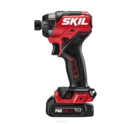 SKIL pwr core 12 kit de tournevis à percussion hexagonal sans balais 12 V 1/4 po TP2L8