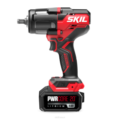 SKIL pwr core 20 kit de clé à chocs sans balais à couple moyen, 20 V, 1/2 po TP2L4